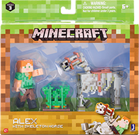 Minecraft Alex Figura Es Csontvaz Lo